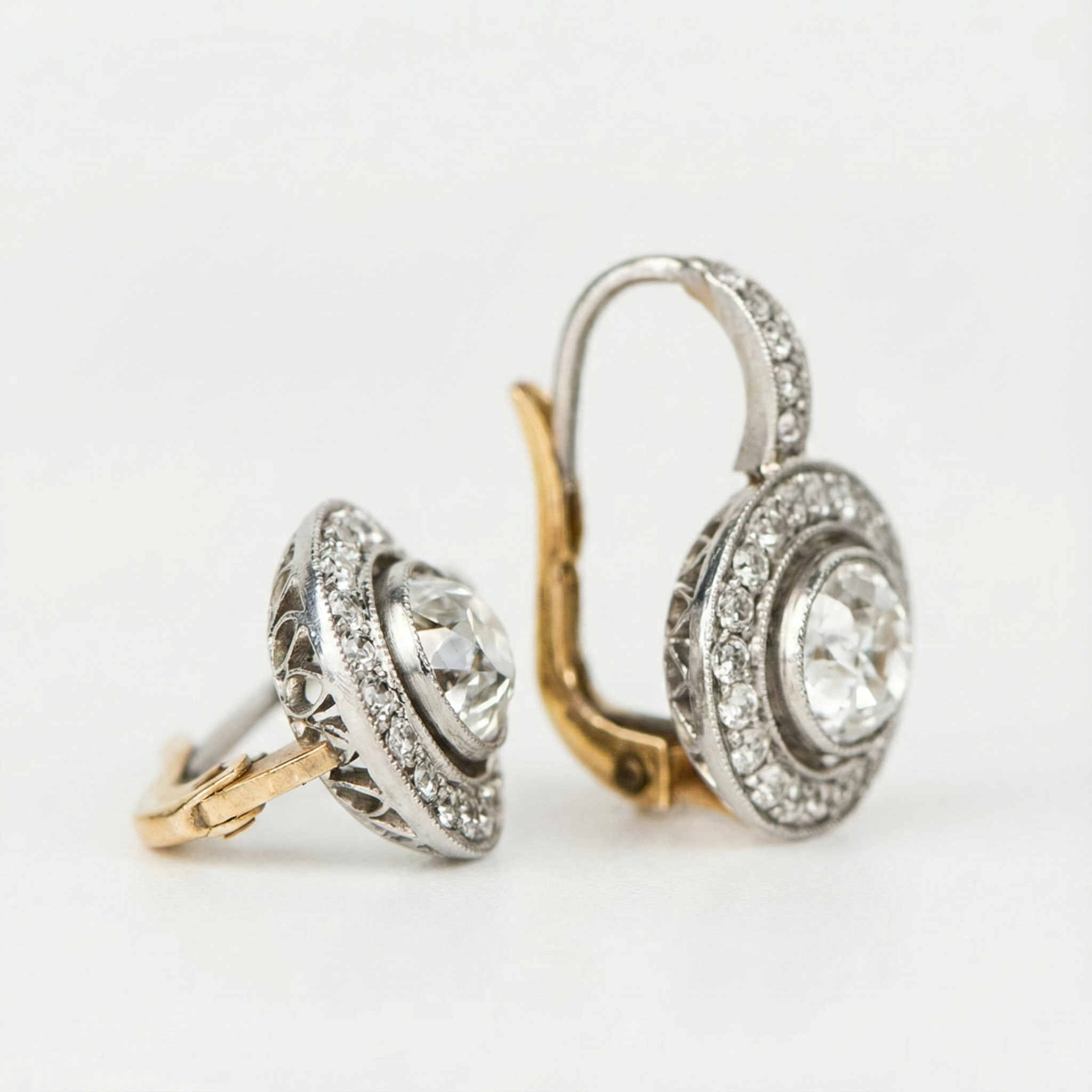 Αμαλία - Vintage κρεμαστά σκουλαρίκια από κρύσταλλο